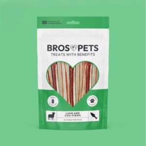 Lamb and Cod Strips - Bros Pets