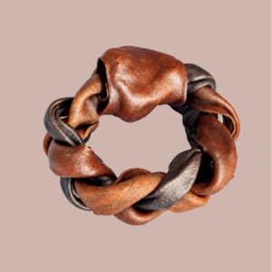 Camel Skin Collagen Braid Ring